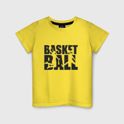 Детская футболка хлопок Баскетбол арт