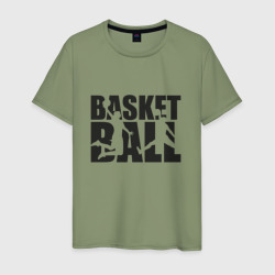 Баскетбол арт – Мужская футболка хлопок с принтом купить со скидкой в -20%
