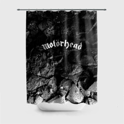 Штора 3D для ванной Motorhead black graphite