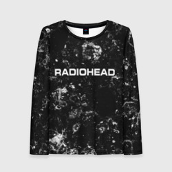 Женский лонгслив 3D Radiohead black ice