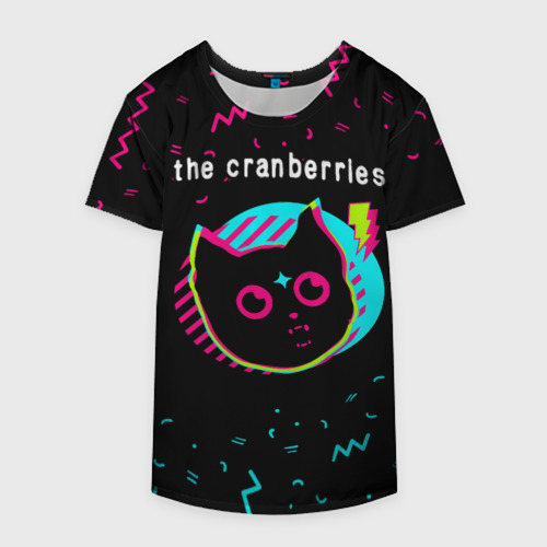 Накидка на куртку 3D The Cranberries - rock star cat, цвет 3D печать - фото 4