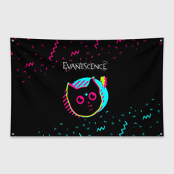 Флаг-баннер Evanescence - rock star cat