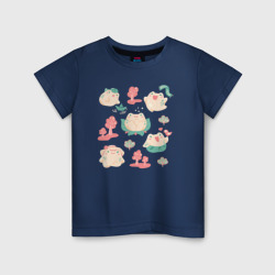 Веселые лягушки на природе – Детская футболка хлопок с принтом купить со скидкой в -20%