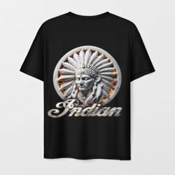 Indian Motorcycles Fire`n`Marble – Мужская футболка 3D с принтом купить со скидкой в -26%