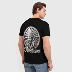 Мужская футболка 3D Indian Motorcycles Fire`n`Marble - фото 2