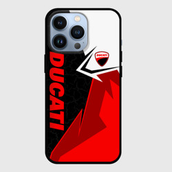 Чехол для iPhone 13 Pro Ducati moto - красная униформа