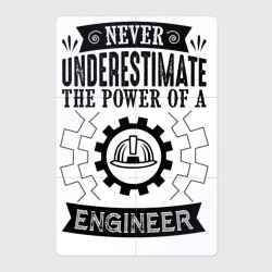 Магнитный плакат 2Х3 Never underestimate the power of a engineer