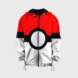 Детская куртка 3D Pokeball texture