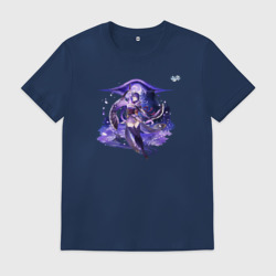 Мужская футболка хлопок Сёгун Райдэн из Геншин Импакт