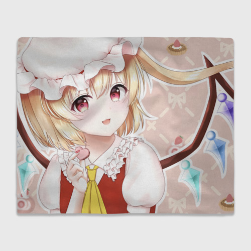 Плед 3D Touhou Project Flandre милая улыбка сердечко, цвет 3D (велсофт)