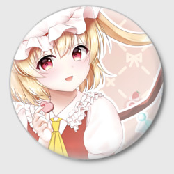 Значок Touhou Project Flandre милая улыбка сердечко