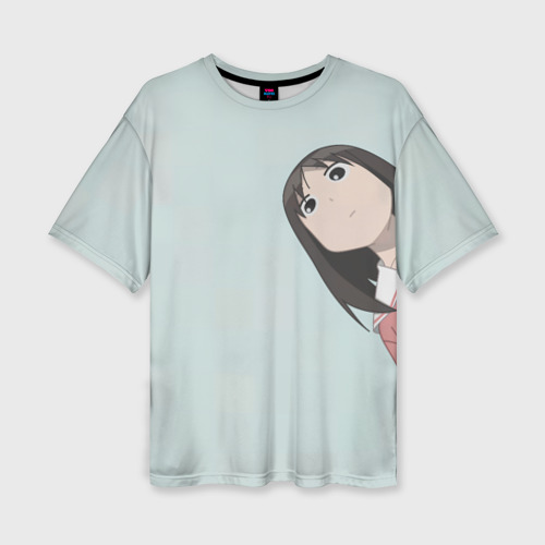 Женская футболка oversize 3D Azumanga Daioh Аюму Касуга, цвет 3D печать