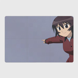 Магнитный плакат 3Х2 Azumanga Daioh Кагура - показывает пальцем мем