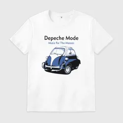 Мужская футболка хлопок Depeche Mode - For the masses car