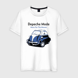 Мужская футболка хлопок Depeche Mode - For the masses car