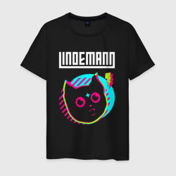 Мужская футболка хлопок Lindemann rock star cat