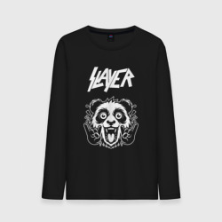 Мужской лонгслив хлопок Slayer rock panda