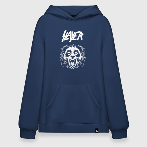 Худи SuperOversize хлопок Slayer rock panda