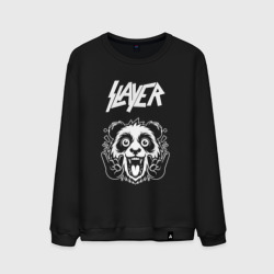 Мужской свитшот хлопок Slayer rock panda