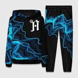 Женский костюм с толстовкой 3D Architects sound wave