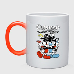 Кружка хамелеон Cuphead - devil