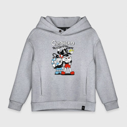 Детское худи Oversize хлопок Чашки и дьявол