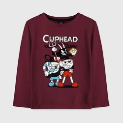 Детский лонгслив хлопок Чашки и дьявол