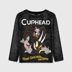 Детский лонгслив 3D Cuphead  - devil play game 