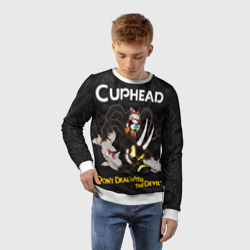Детский свитшот 3D Cuphead  - devil play game  - фото 2