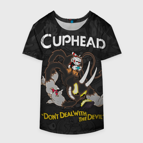 Накидка на куртку 3D Cuphead  - devil play game , цвет 3D печать - фото 4