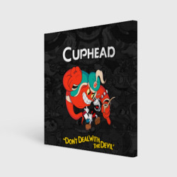 Холст квадратный Cuphead - gin 