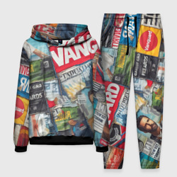 Vanguard collage - ai art patchwork – Мужской костюм с толстовкой 3D с принтом купить со скидкой в -20%