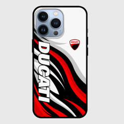 Чехол для iPhone 13 Pro Ducati - Красные языки пламени