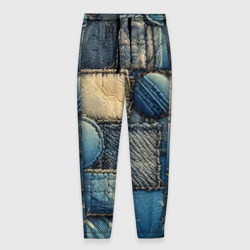 Мужские брюки 3D Denim patchwork - ai art