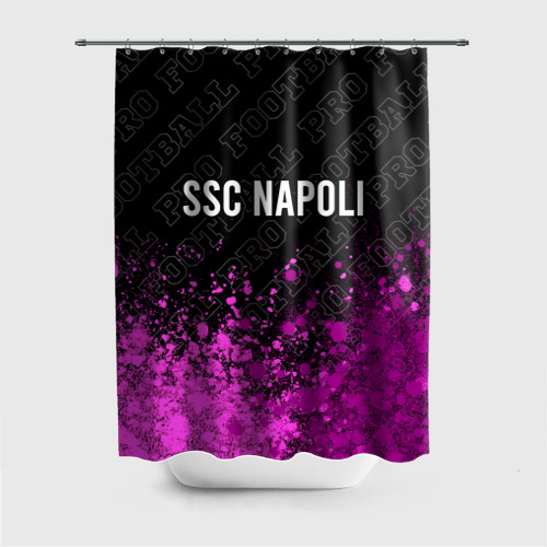 Штора 3D для ванной Napoli pro football посередине