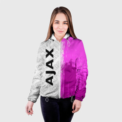 Женская куртка 3D Ajax pro football по-вертикали - фото 2