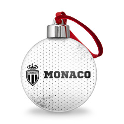 Ёлочный шар Monaco sport на светлом фоне по-горизонтали