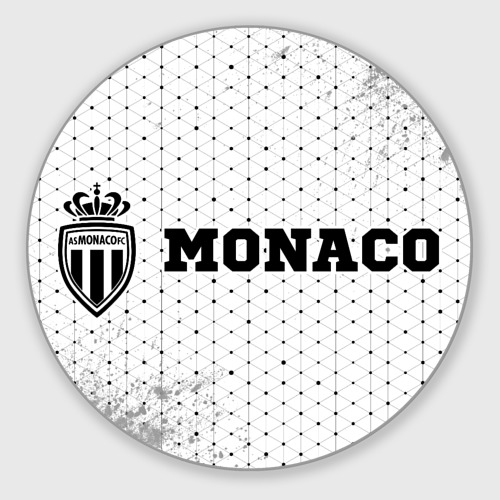 Круглый коврик для мышки Monaco sport на светлом фоне по-горизонтали