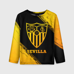 Детский лонгслив 3D Sevilla - gold gradient