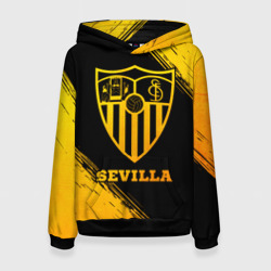 Женская толстовка 3D Sevilla - gold gradient