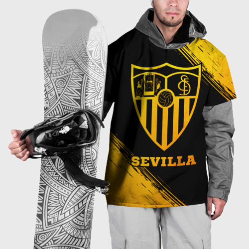 Накидка на куртку 3D Sevilla - gold gradient, цвет 3D печать
