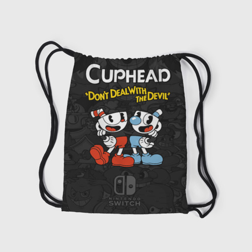 Рюкзак-мешок 3D Cuphead - dont deal with the devil - фото 7