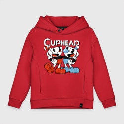 Детское худи Oversize хлопок Cuphead and Mugman 