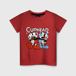 Детская футболка хлопок Cuphead and Mugman 