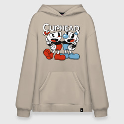 Худи SuperOversize хлопок Cuphead and Mugman 