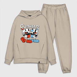 Мужской костюм oversize хлопок Cuphead and Mugman 