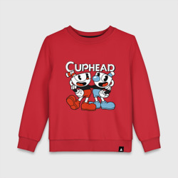 Детский свитшот хлопок Cuphead and Mugman 