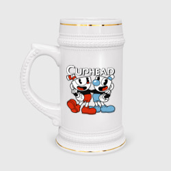 Кружка пивная Cuphead and Mugman 