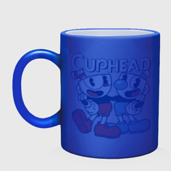 Кружка хамелеон Cuphead and Mugman  - фото 2