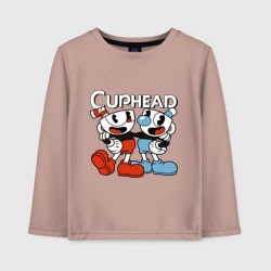 Детский лонгслив хлопок Cuphead and Mugman 